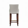 Manhattan Comfort Shubert Barstool in Light Grey - Set of 3 3-BS019-LG